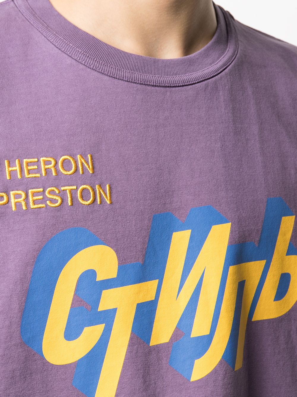 фото Heron preston футболка с графичным принтом 'стиль'