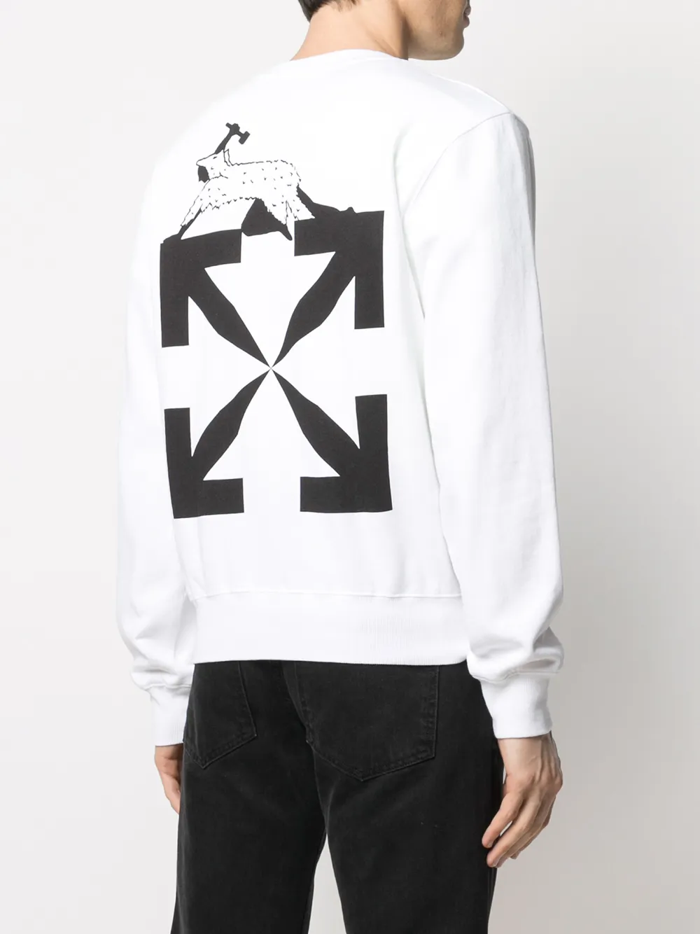 фото Off-white толстовка с логотипом arrows
