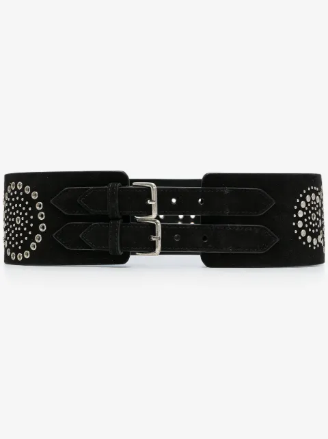 10 CORSO COMO studded suede belt 