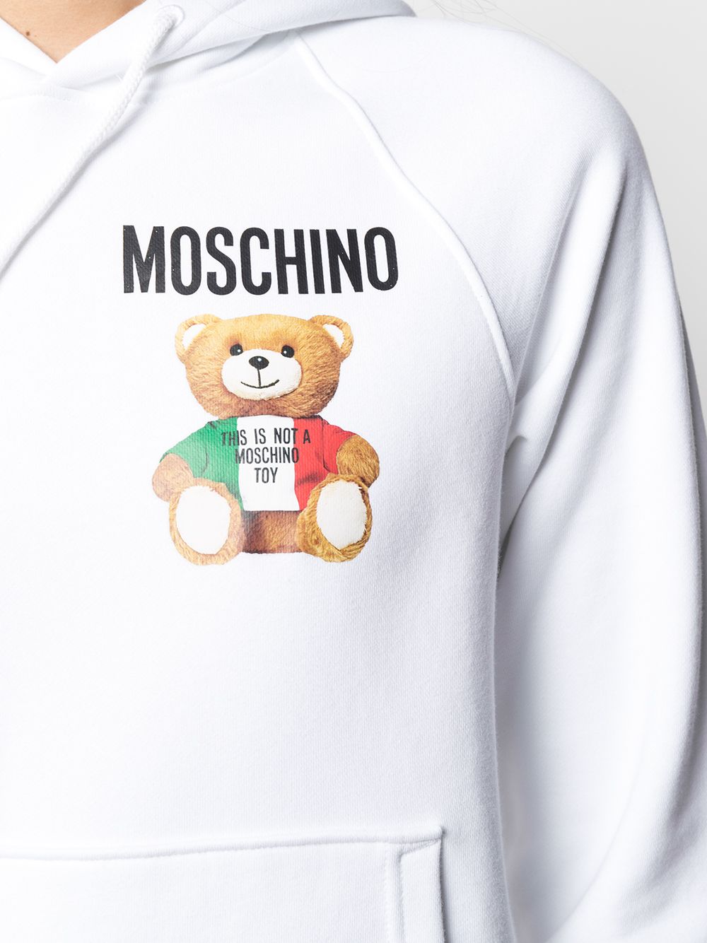 фото Moschino худи с логотипом teddy