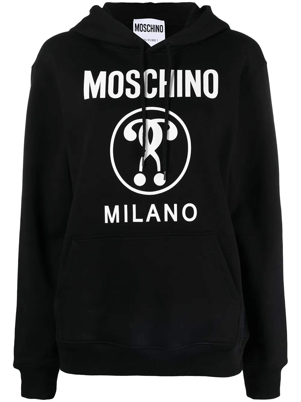 фото Moschino худи double question mark