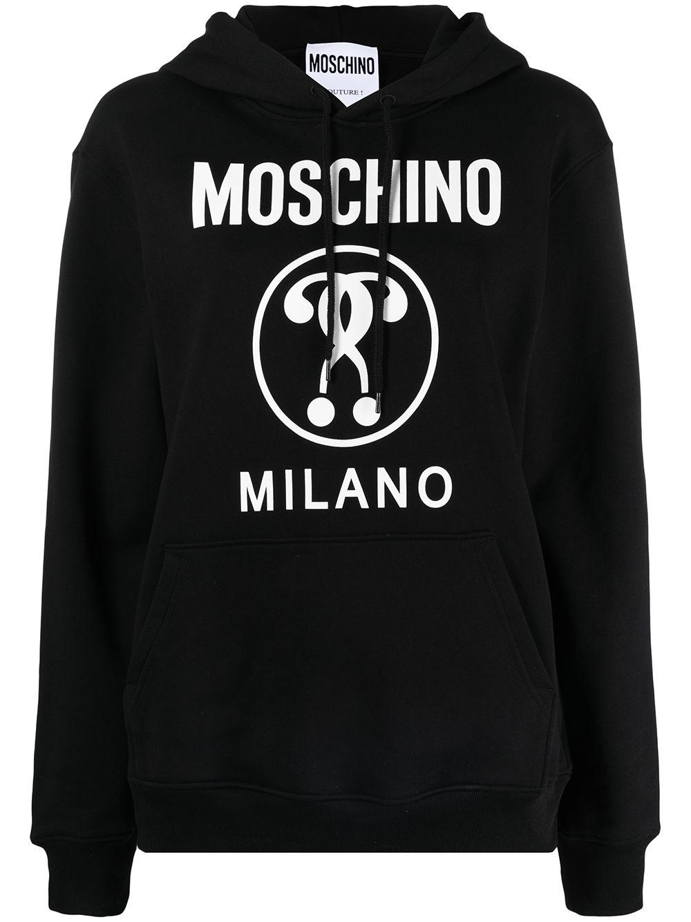 фото Moschino худи double question mark