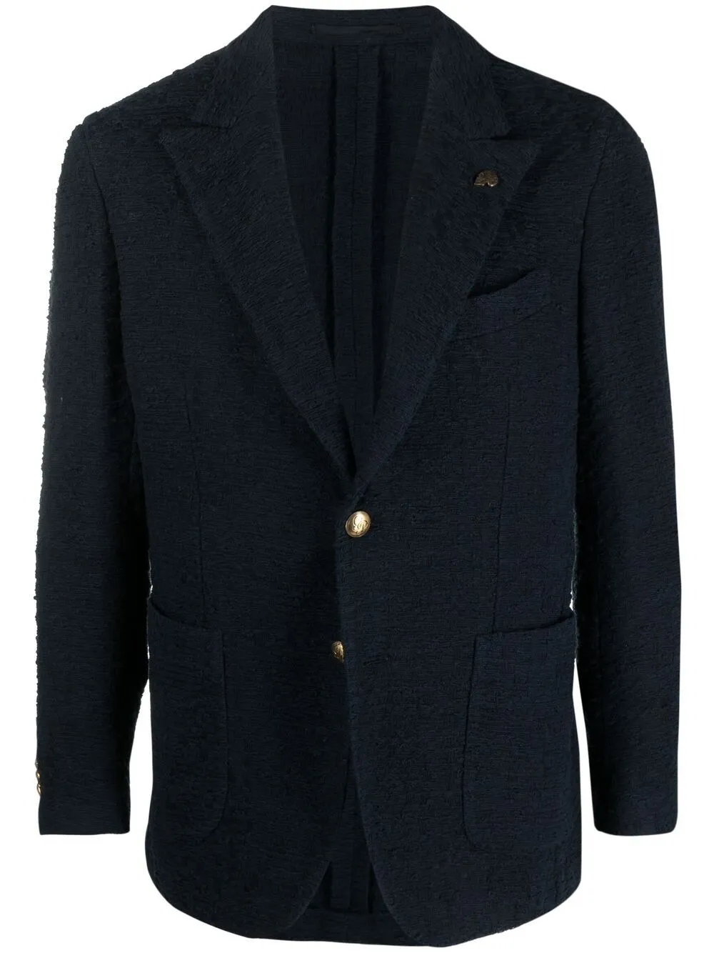 Shop Gabriele Pasini Single-breasted Blazer In Blue