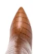 Paris Texas crocodile embossed knee-high boots