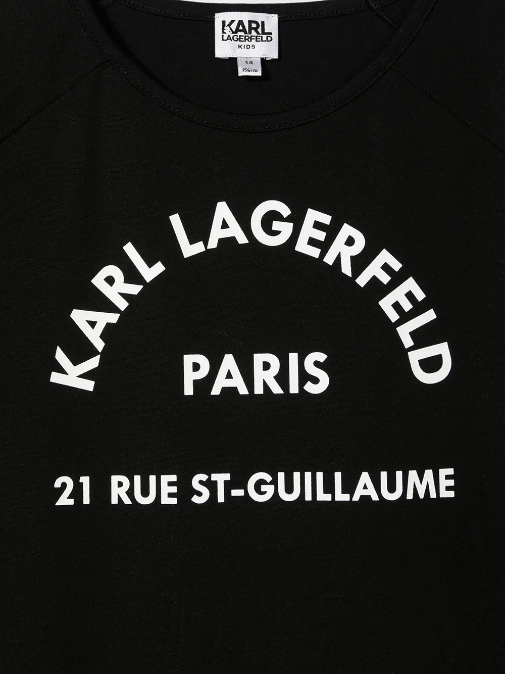 фото Karl lagerfeld kids платье-футболка с логотипом