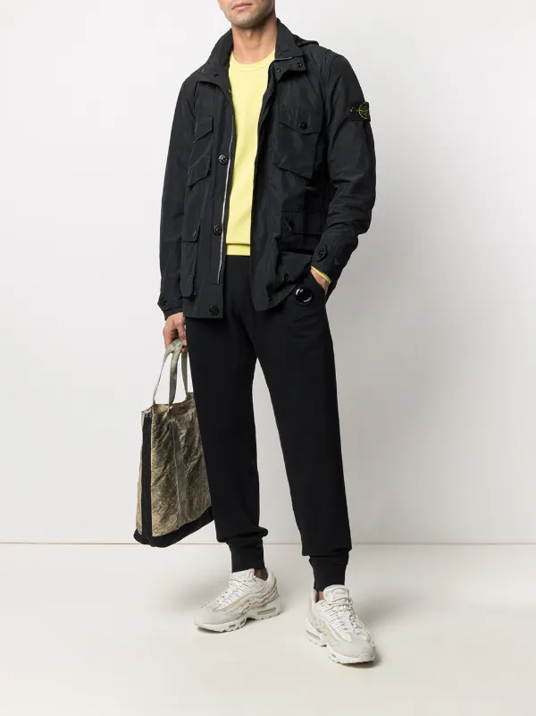 stone island multi pocket jacket