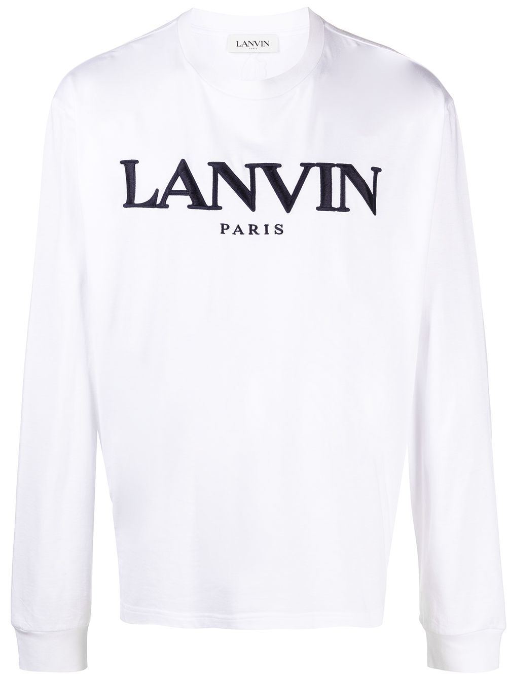 фото Lanvin футболка с длинными рукавами и логотипом