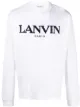 Image 1 of LANVIN logo-print long-sleeve T-shirt