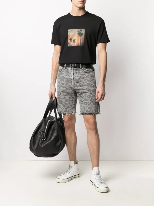 Saint Laurent leopard-print Denim 