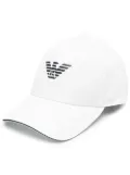 Emporio Armani logo-embroidered baseball cap - White