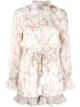 Image 1 of Hemant And Nandita flora-print playsuit