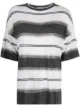 Image 1 of Brunello Cucinelli virgin wool-blend striped top