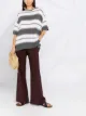 Image 2 of Brunello Cucinelli virgin wool-blend striped top