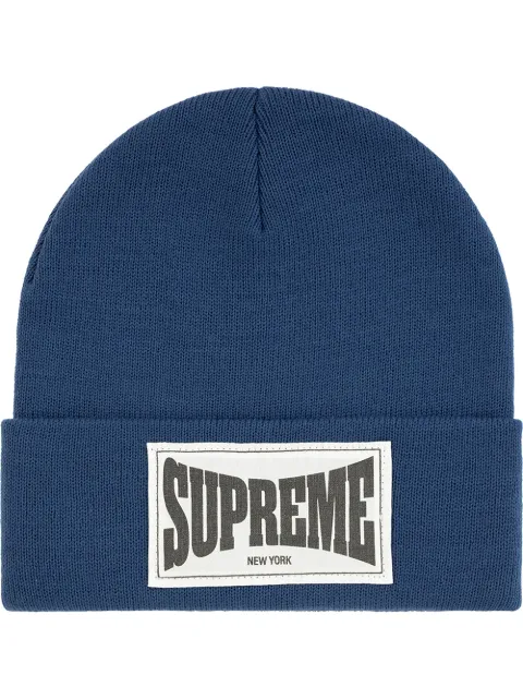 Supreme Woven Label Beanie - Farfetch