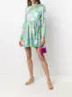 Image 2 of Saint Laurent floral-print babydoll dress