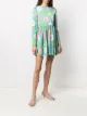 Saint Laurent floral-print babydoll dress