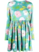 Image 1 of Saint Laurent floral-print babydoll dress