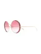 Image 2 of Alexander McQueen Eyewear studded border round sunglasses