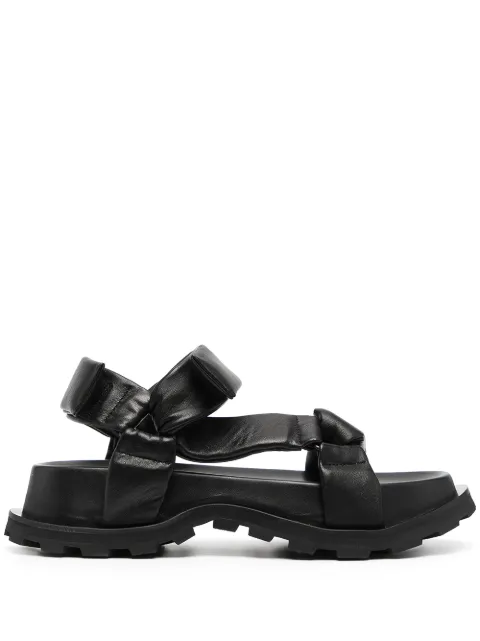 jil sander chunky sandals