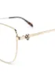 Alexander McQueen Eyewear Rebellion skull charm glasses