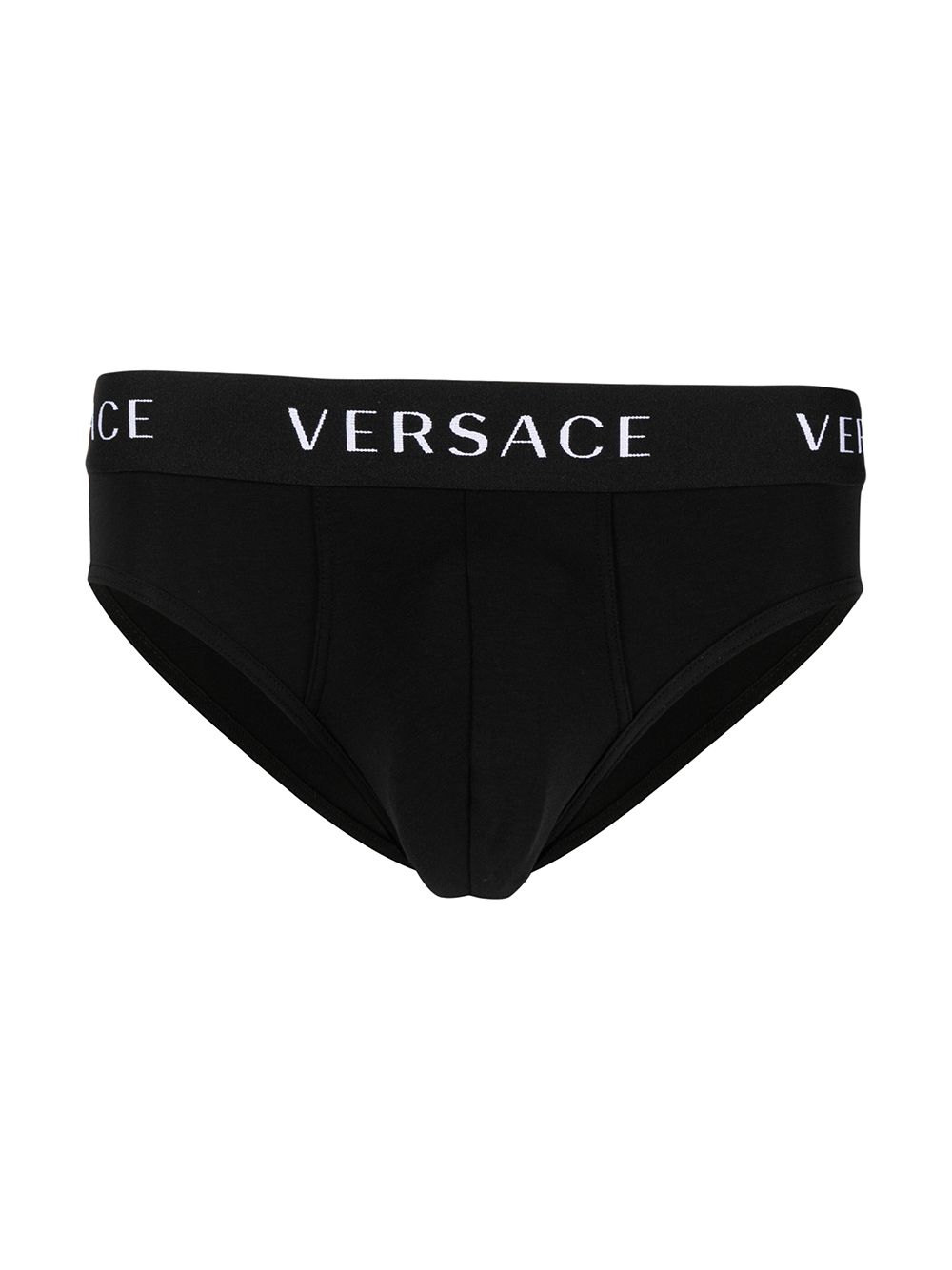 фото Versace комплект из трех трусов-брифов с логотипом