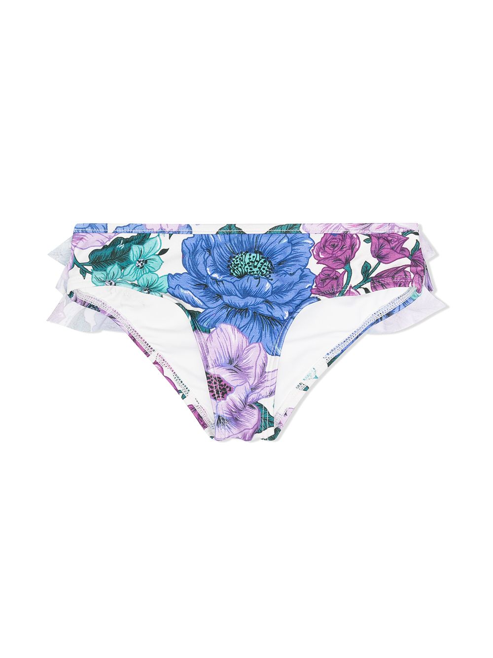 фото Zimmermann kids floral-print bikini bottoms