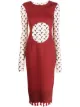 Image 1 of Marine Serre moon-print layered dress