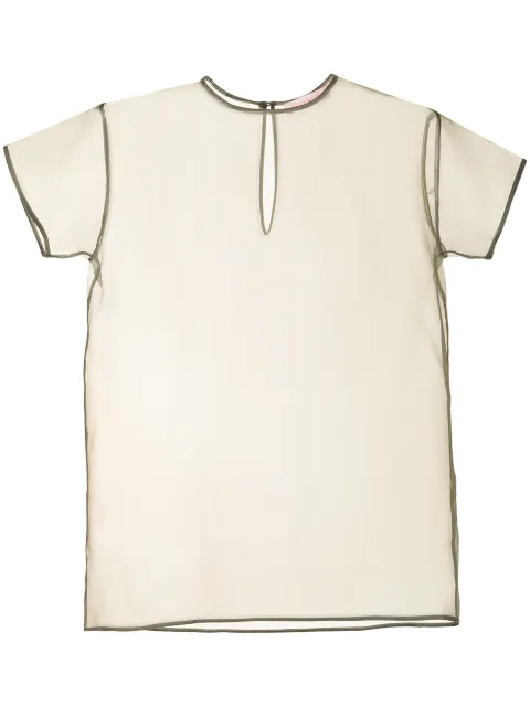 Matthew Williamson lightweight silk short-sleeved top