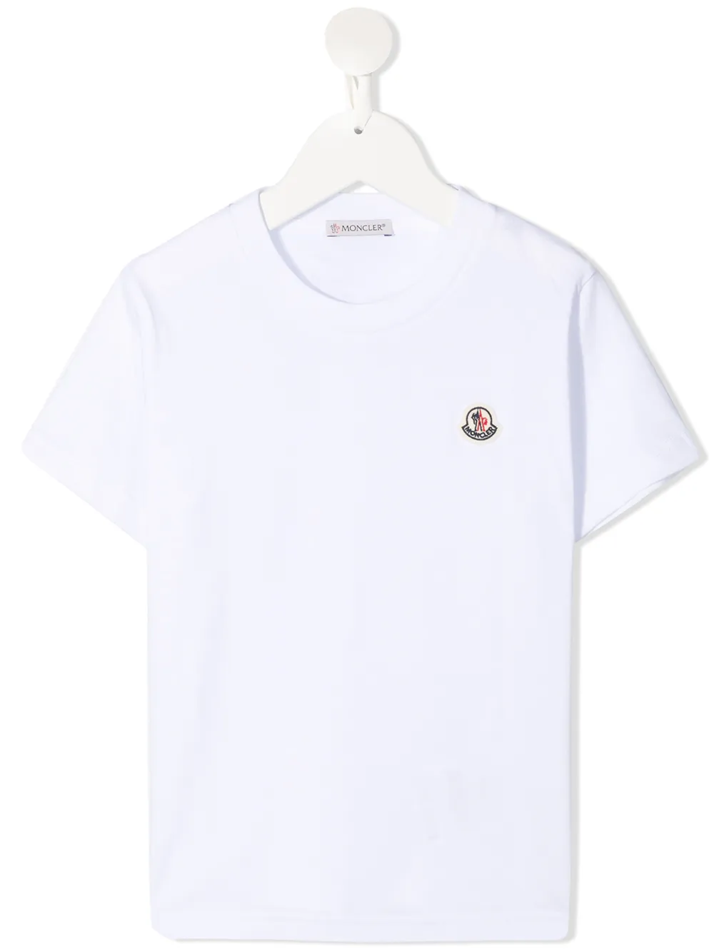 

Moncler Enfant logo patch T-shirt - White