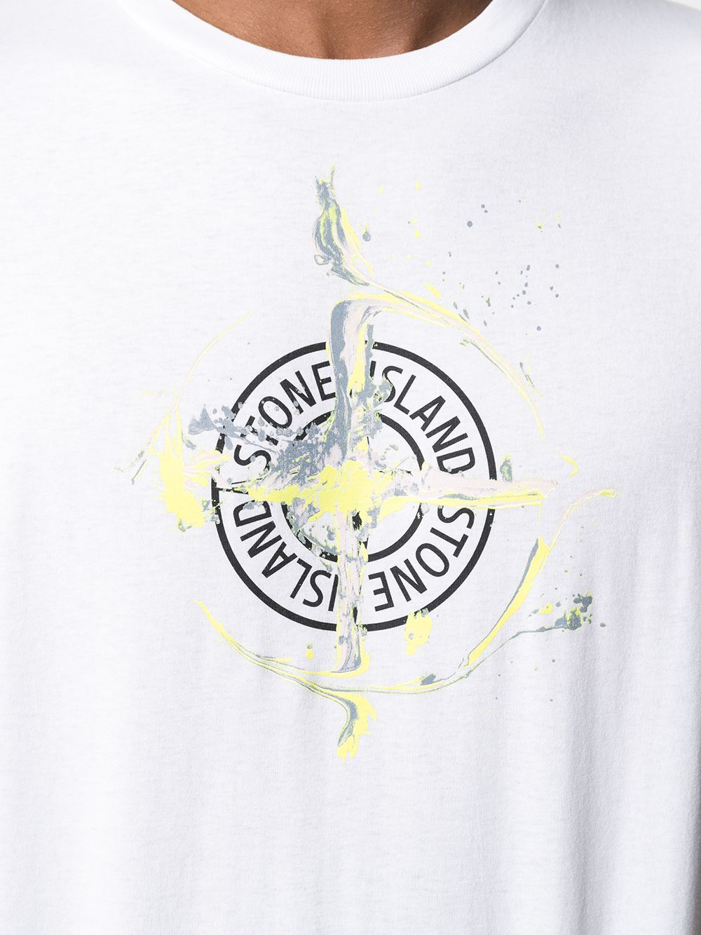 фото Stone island футболка с логотипом