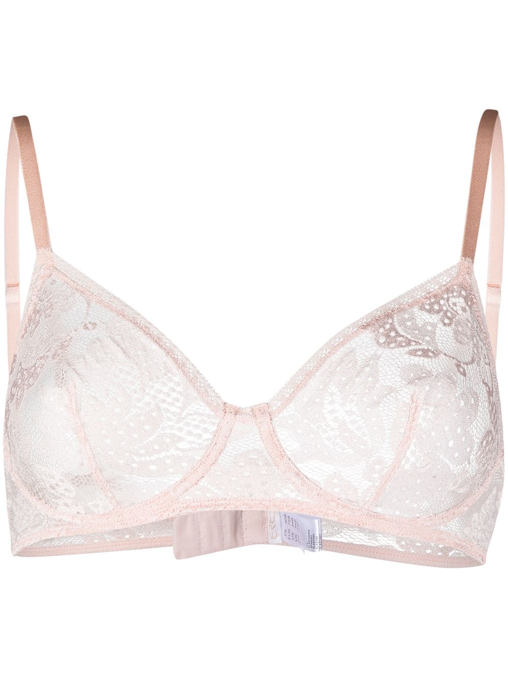 Shop Eres Tradition Lace Bra In Pink