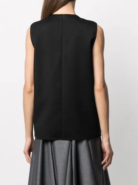 prada gabardine top