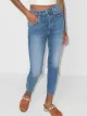 Bild 2 von RE/DONE Taillenhohe 90s Cropped-Jeans