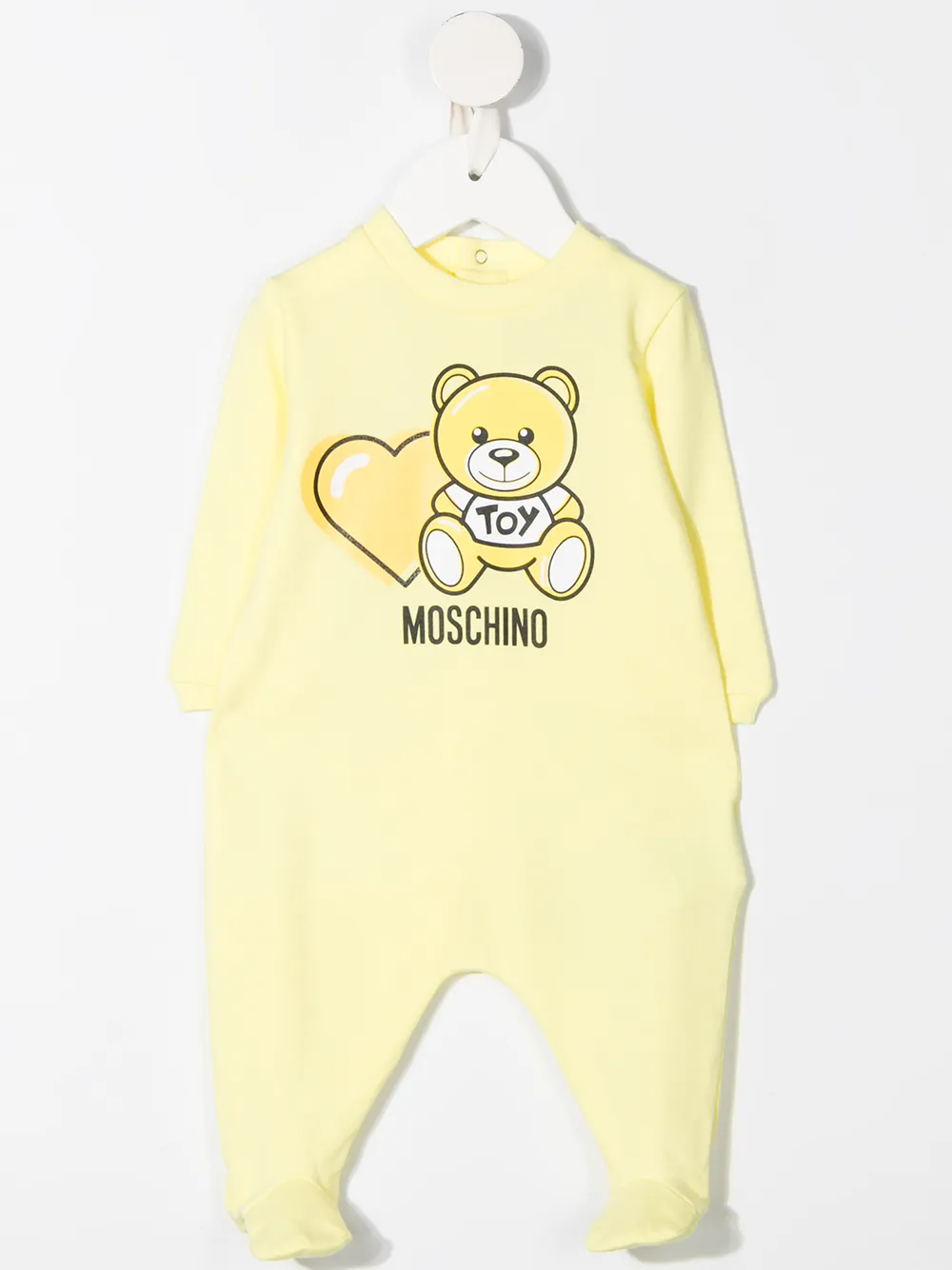 фото Moschino kids комплект teddy bear из пижамы и нагрудника с шапкой