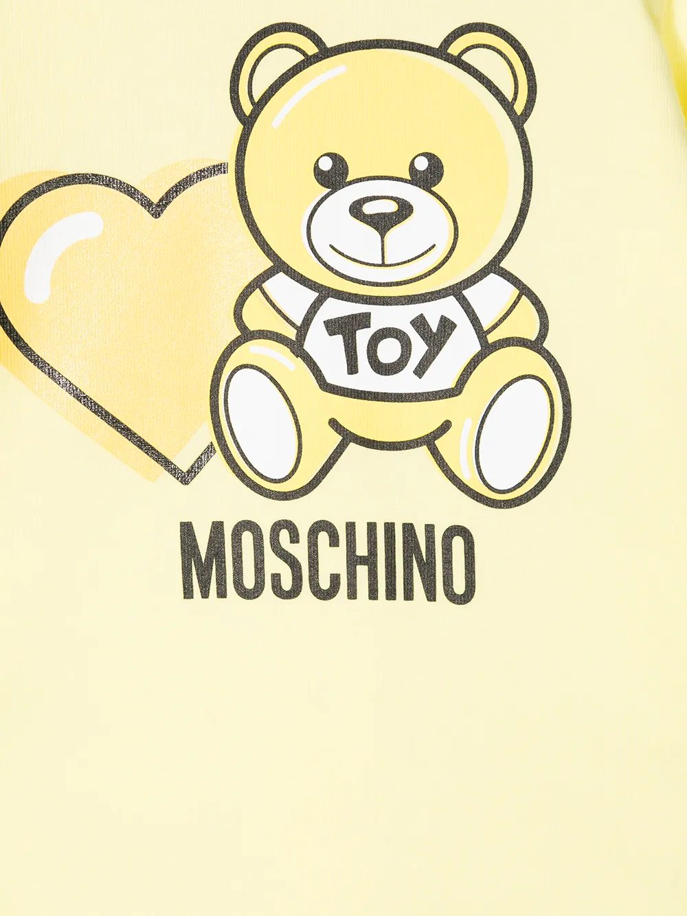 фото Moschino kids комплект teddy bear из пижамы и нагрудника с шапкой