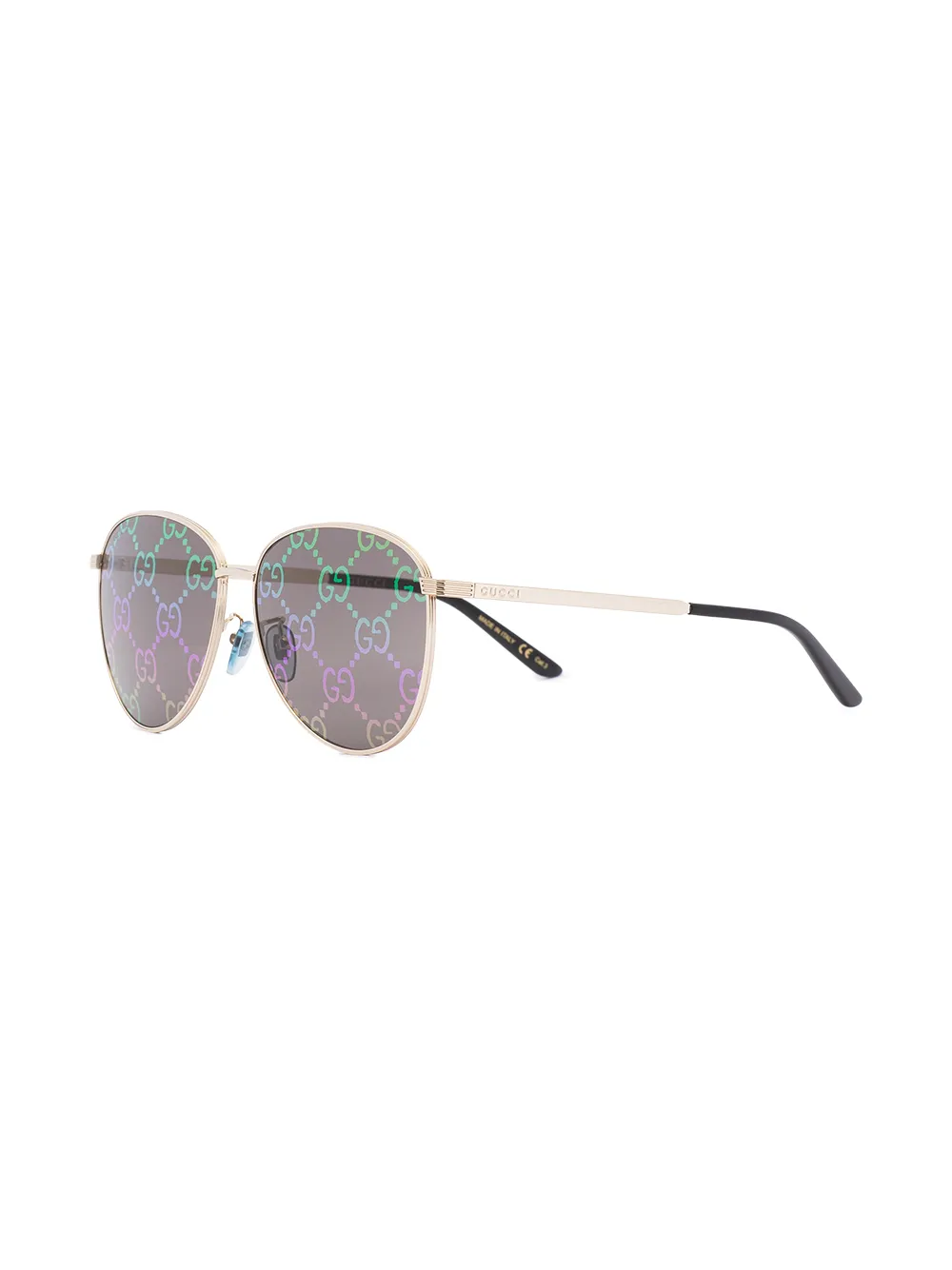 фото Gucci eyewear солнцезащитные очки-авиаторы new light