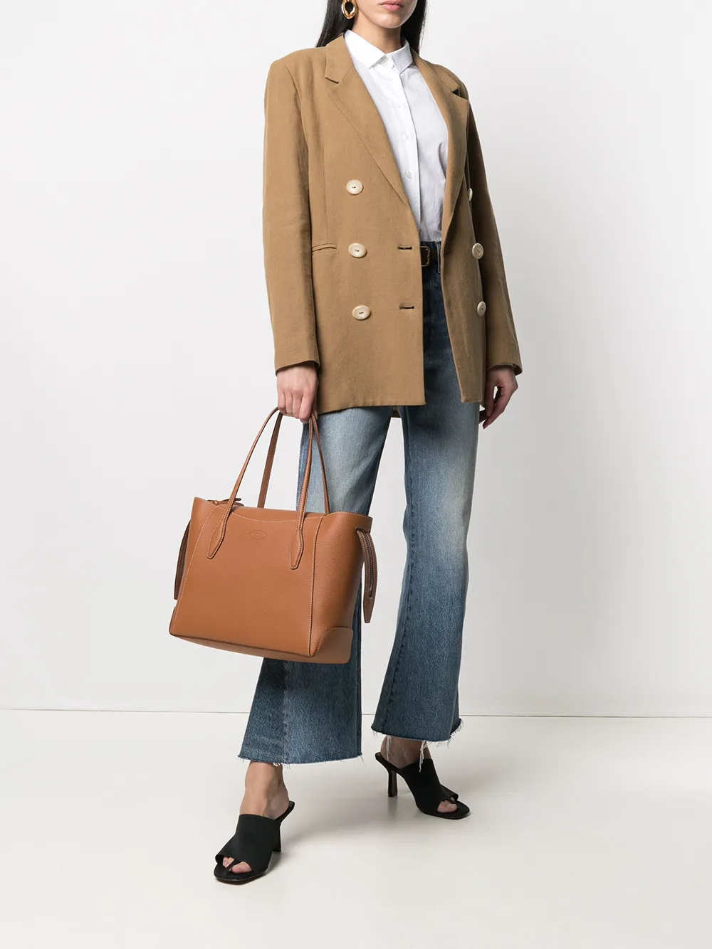 фото Tod's сумка-тоут с верхними ручками