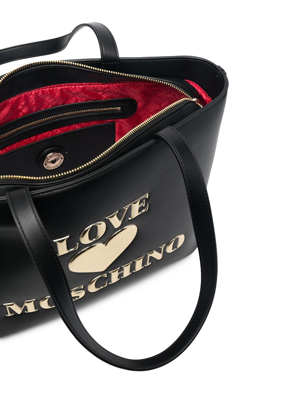 фото Love moschino сумка-тоут с логотипом