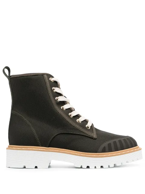 Hogan Combat lace-up boots