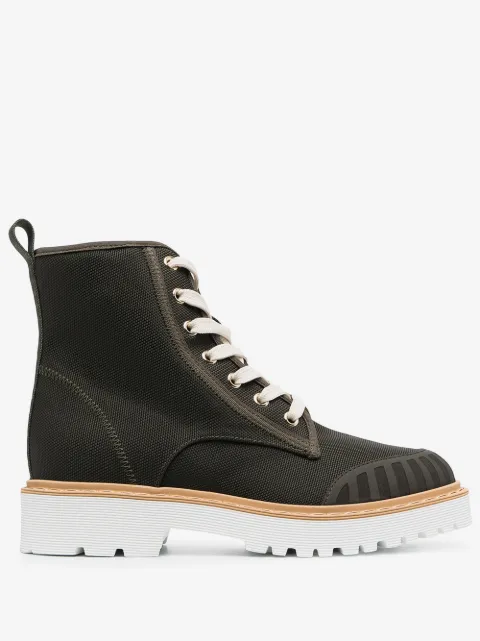 Hogan Combat lace-up boots