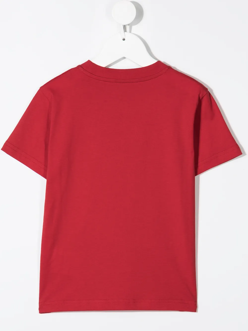 Moncler Enfant T-shirt met logopatch - Rood