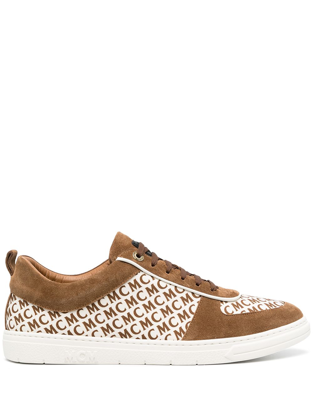 фото Mcm logo print sneakers