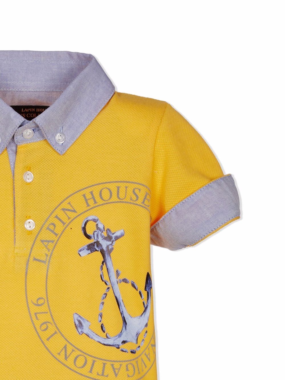 фото Lapin house рубашка с короткими рукавами и логотипом