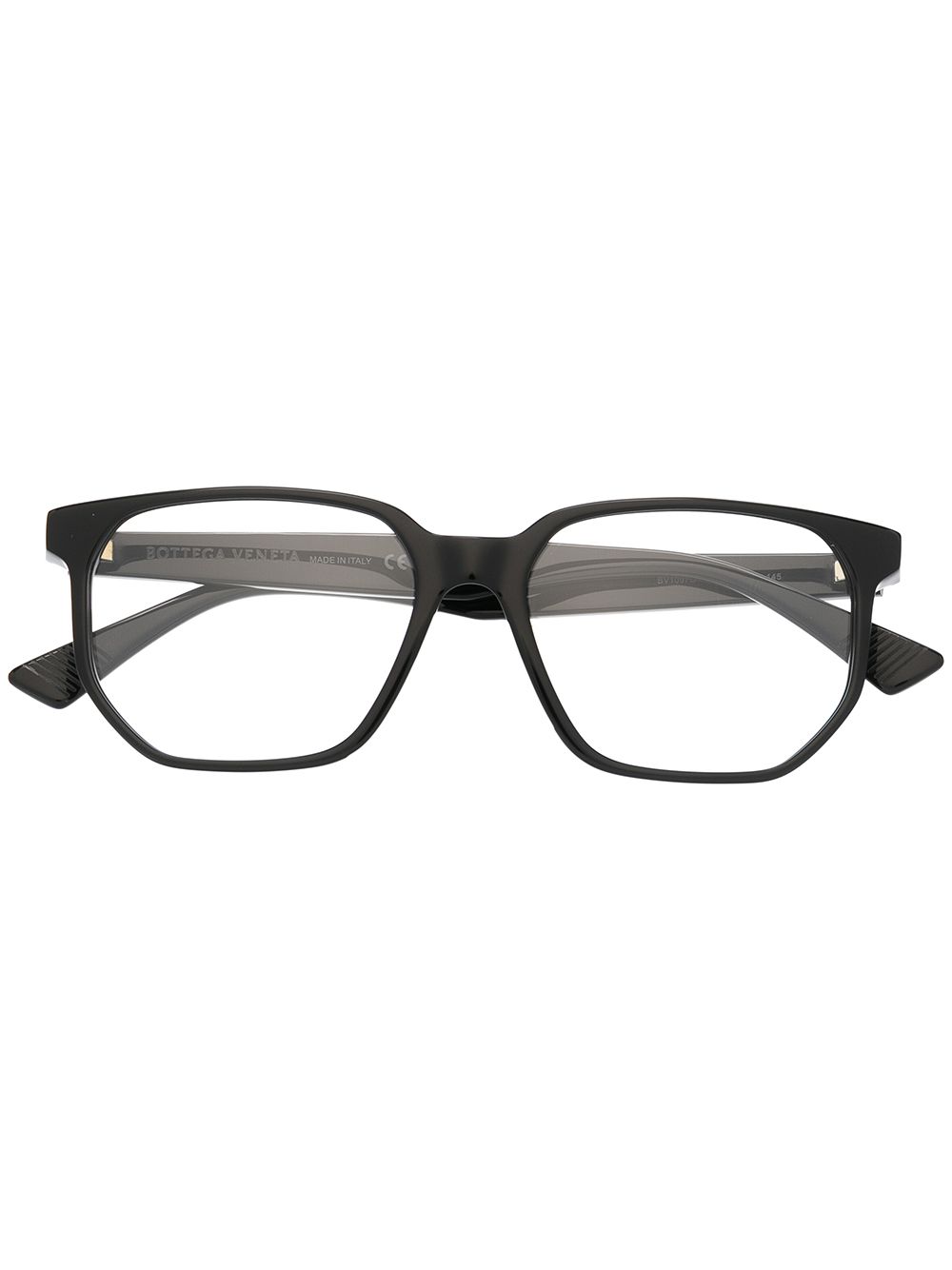 фото Bottega veneta eyewear массивные очки в d-образной оправе