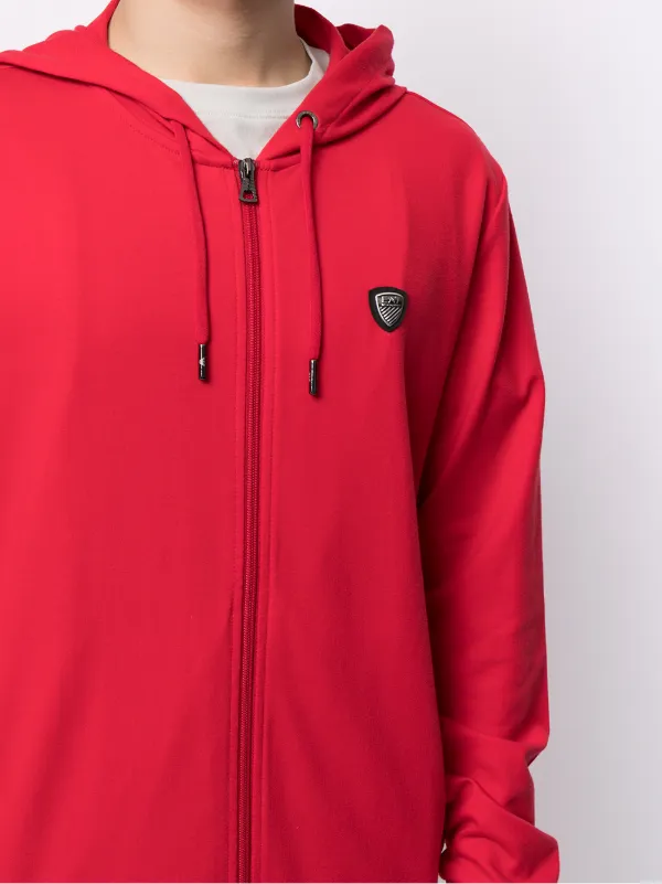 armani moletom com capuz red