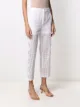 Pinko broderie anglaise cropped trousers