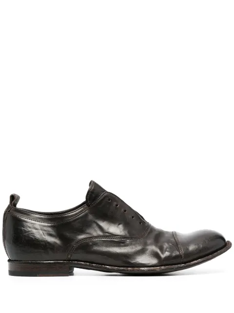 Officine Creative Sapato slip-on com efeito destroyed