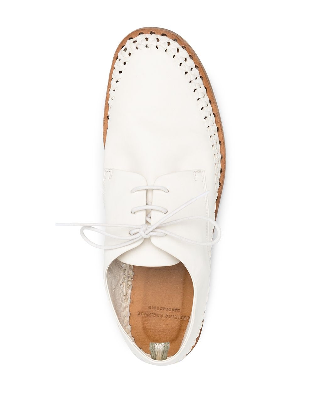 Shop Officine Creative Miles Derby Shoes In White