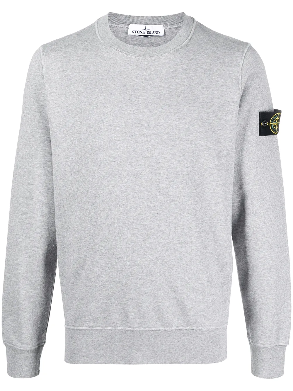 фото Stone island толстовка с круглым вырезом и нашивкой-логотипом