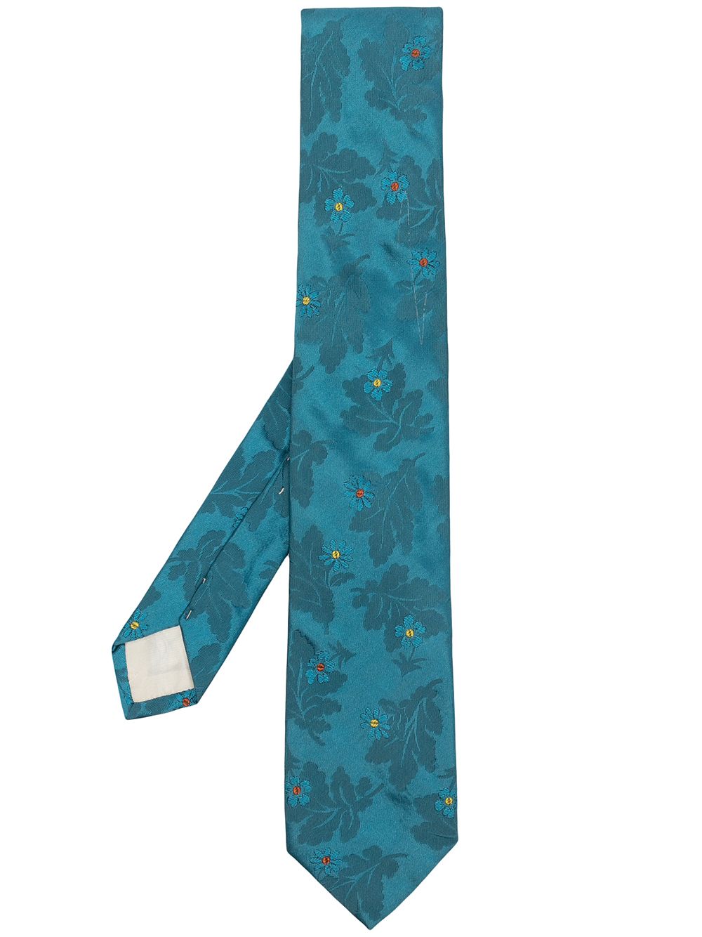фото Kenzo pre-owned жаккардовый галстук с цветочным узором